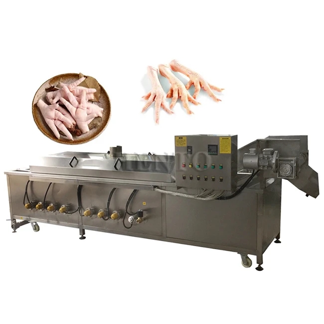 Qaib Feet Blanching Tshuab